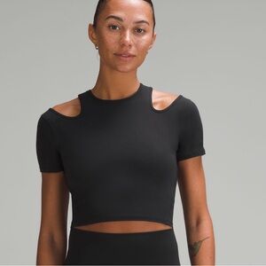 Lululemon Shoulder Cut-Out Yoga T-Shirt